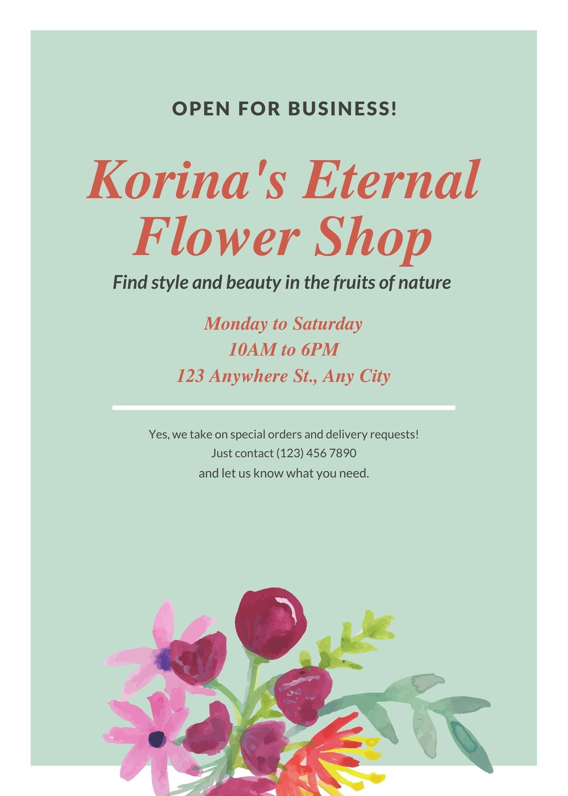 35 flower business management worksheet