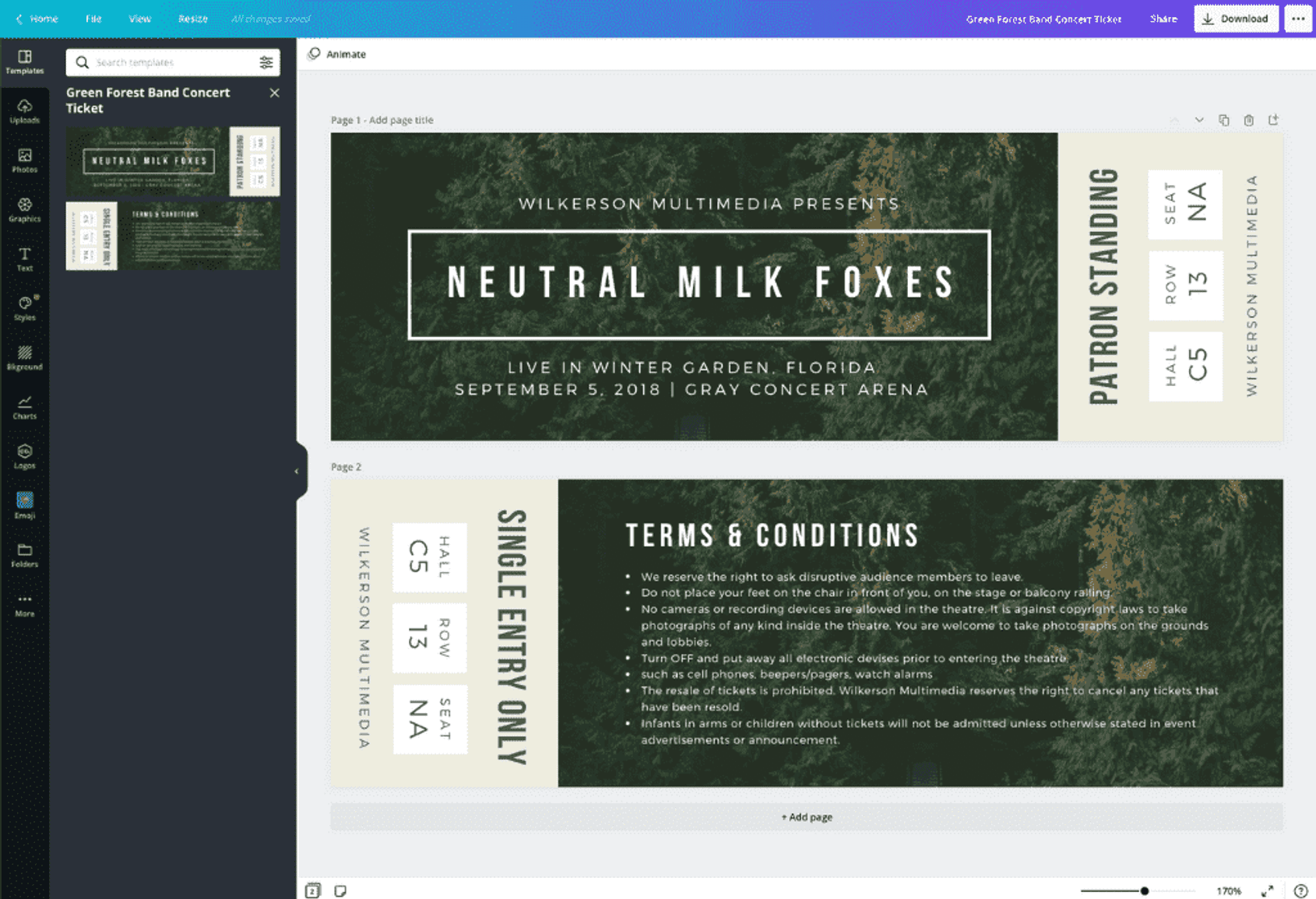 free online tickets maker design a custom ticket canva