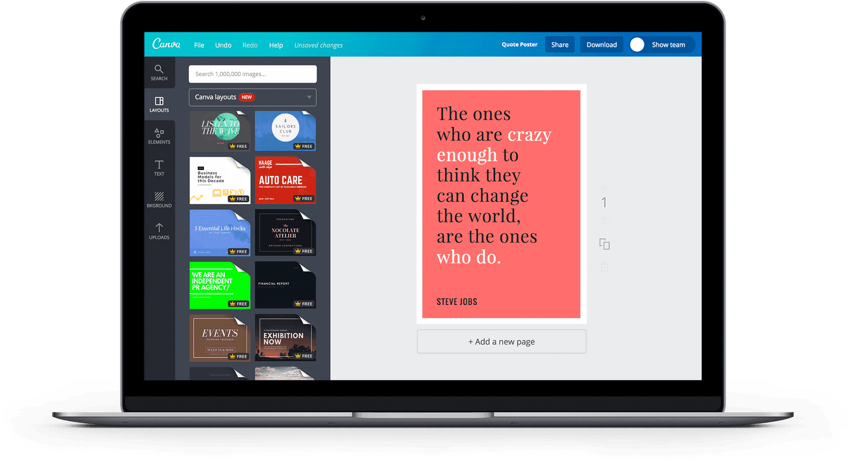 Download 69000 free fonts for windows and mac. Online Quote Poster Maker Create Free Quote Posters Canva