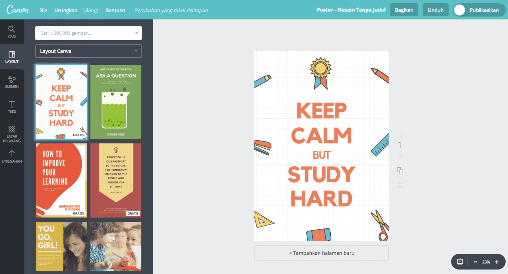 Artweaver artweaver adalah software pembuat banner yang dapat dicetak gratis untuk windows. Membuat Poster Pendidikan Dengan 100 Contoh Desain Canva