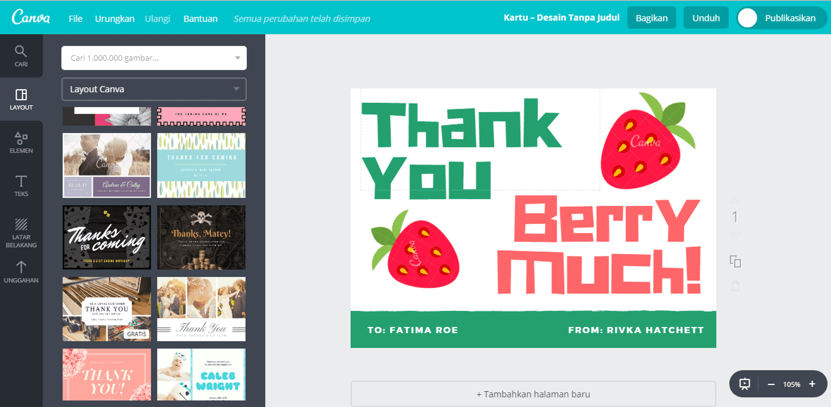 Kali ini cplcraftide membantu para gifters untuk menyempurnakan hadiah yang kalian akan kasih dengan sebuah kartu ucapan harga per 1 pcs ya ukuran kertas . Buat Desain Kartu Ucapan Terima Kasih Sahabat Unik Canva