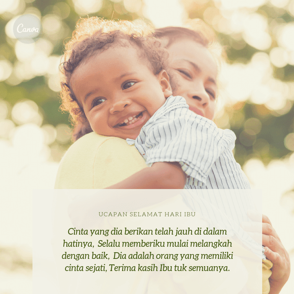 Demikian informasi ucapan dan doa hari lahir untuk ibu ucapan selamat hari jadi atau sanah helwah pasti tidak lengkap sekiranya tiada sambutan . Ucapan Selamat Hari Ibu Penuh Cinta Dengan Gambar Canva