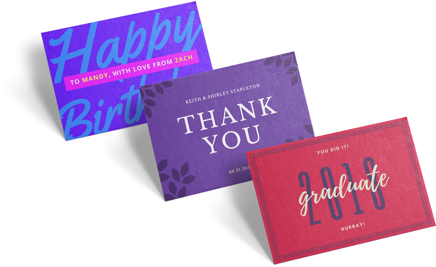 Design and print cards on canva