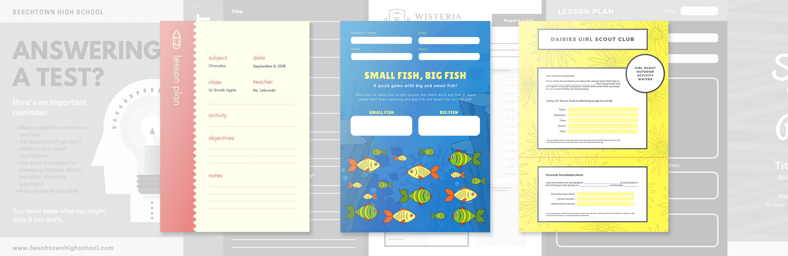 Free Online Lesson Plans Design A Custom Lesson Plan In Canva