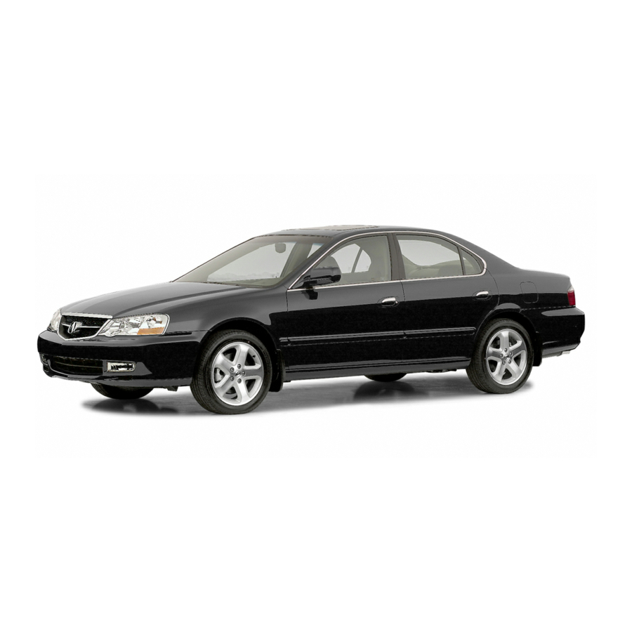 Acura 2003 3.2 tl owner's manual content pdf download