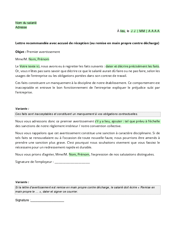 Mise à jour 100+ imagen formule lettre remise en main propre
