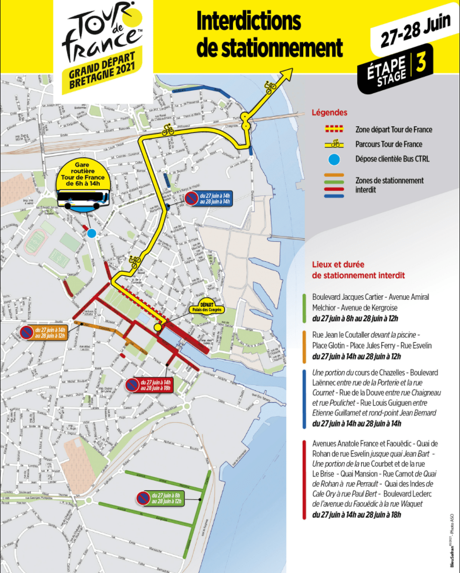 Sa localisation sur une carte de france, ainsi que les lieux à visiter à lorient. Cartes Tour De France Ou Stationner Et Comment Circuler A Lorient Pour Le Depart De L Etape Actu Morbihan