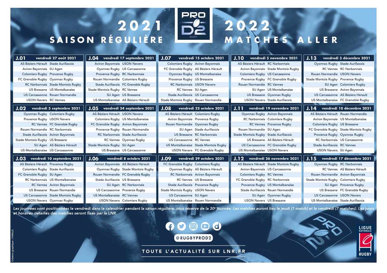 Comprehensive fixture listings guide for all 2022 six nations being shown live on bbc, itv and other uk tv channels. Match Top 14 2022 Calendrier - Calendrier Paques 2022