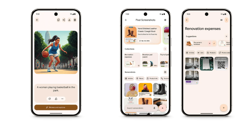 Pixel Feature Drop March 2025 Pixel Screenshots