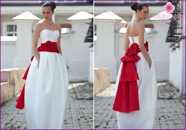 Vestidos De Novia Con Cinturon Rojo Modelos 2020 Con Fotos