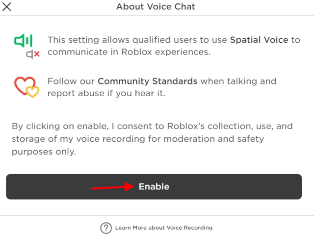 How To Get Voice Chat On Roblox Beebom Voice Chat Consent 