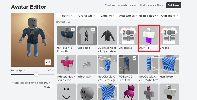 Roblox Pants Template How To Make Custom Roblox Pants Beebom Select Custom Pants 
