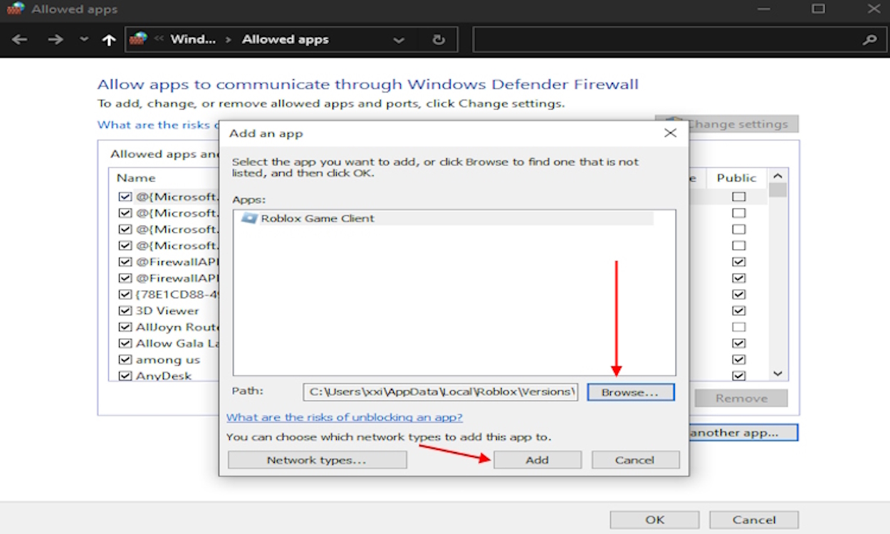 How To Fix Roblox Error Code 279 ID 17 Beebom Add Roblox App Player To Firewall 