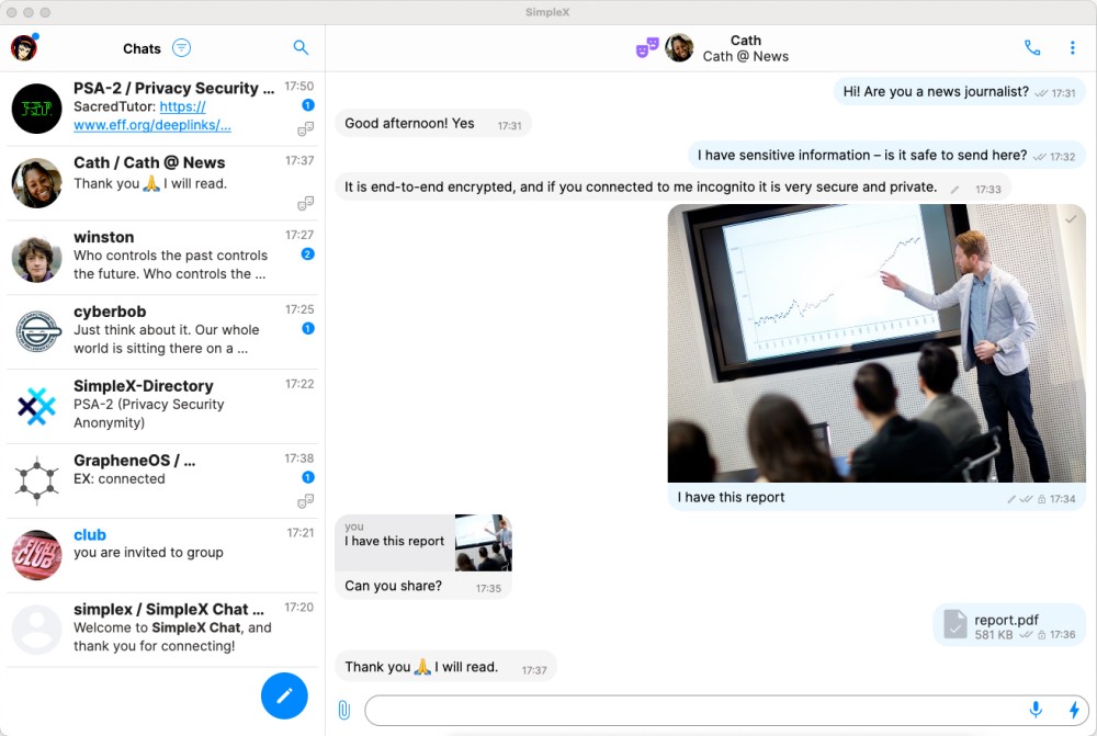 Brightchat Secure Messaging - Download Classic Sunset Art | Retina