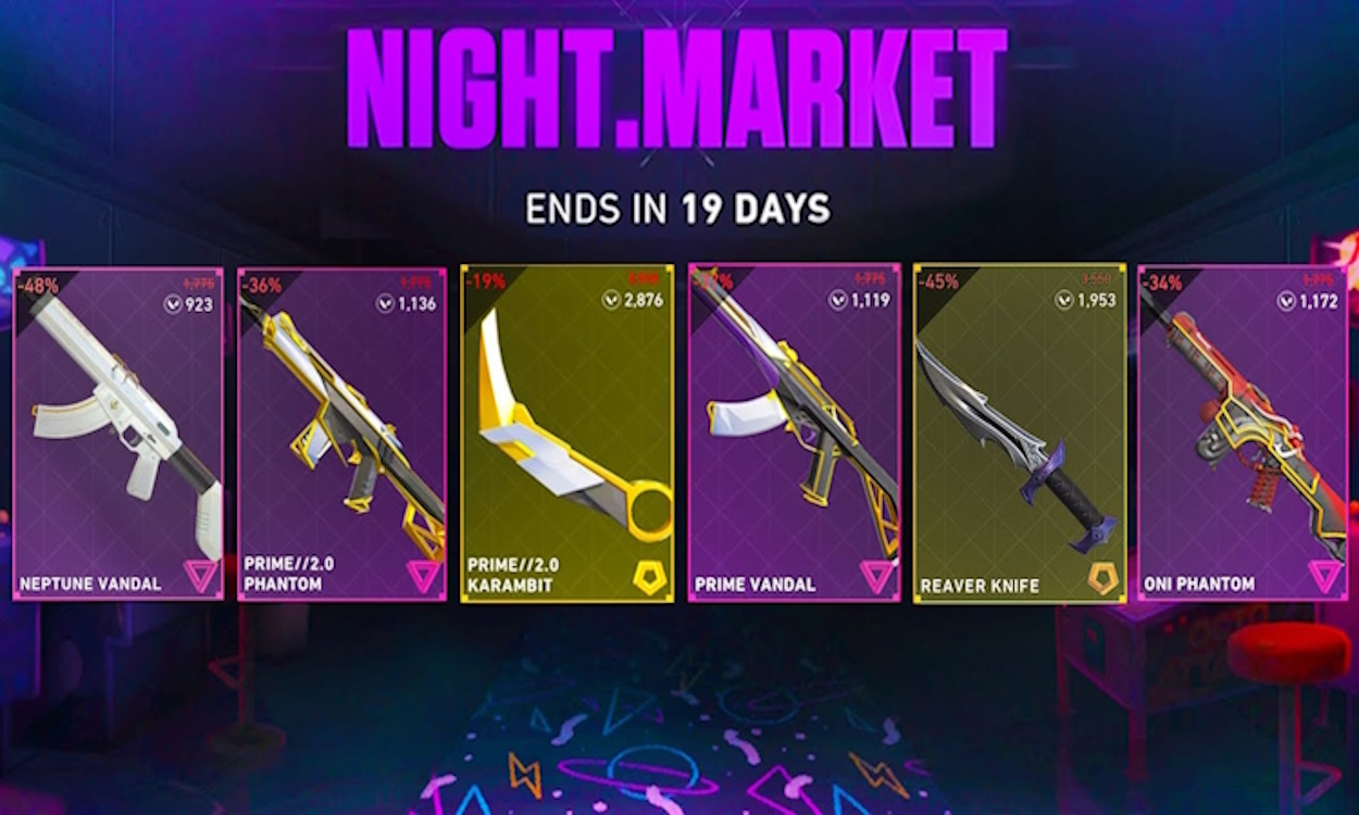 Next Valorant Night Market Date And Time July 2026 Beebom Night Market Display New 