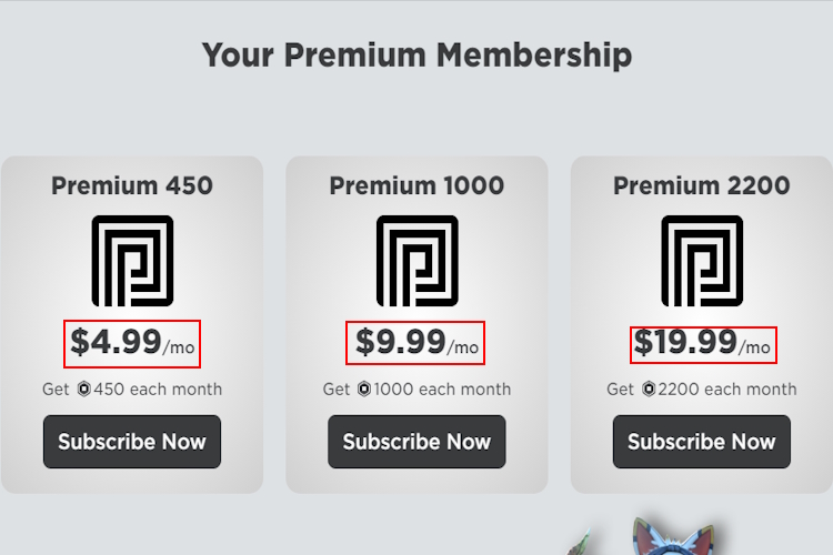 Roblox Premium What Is It Benefits Cost How To Get Beebom Premium Prices In Roblox 