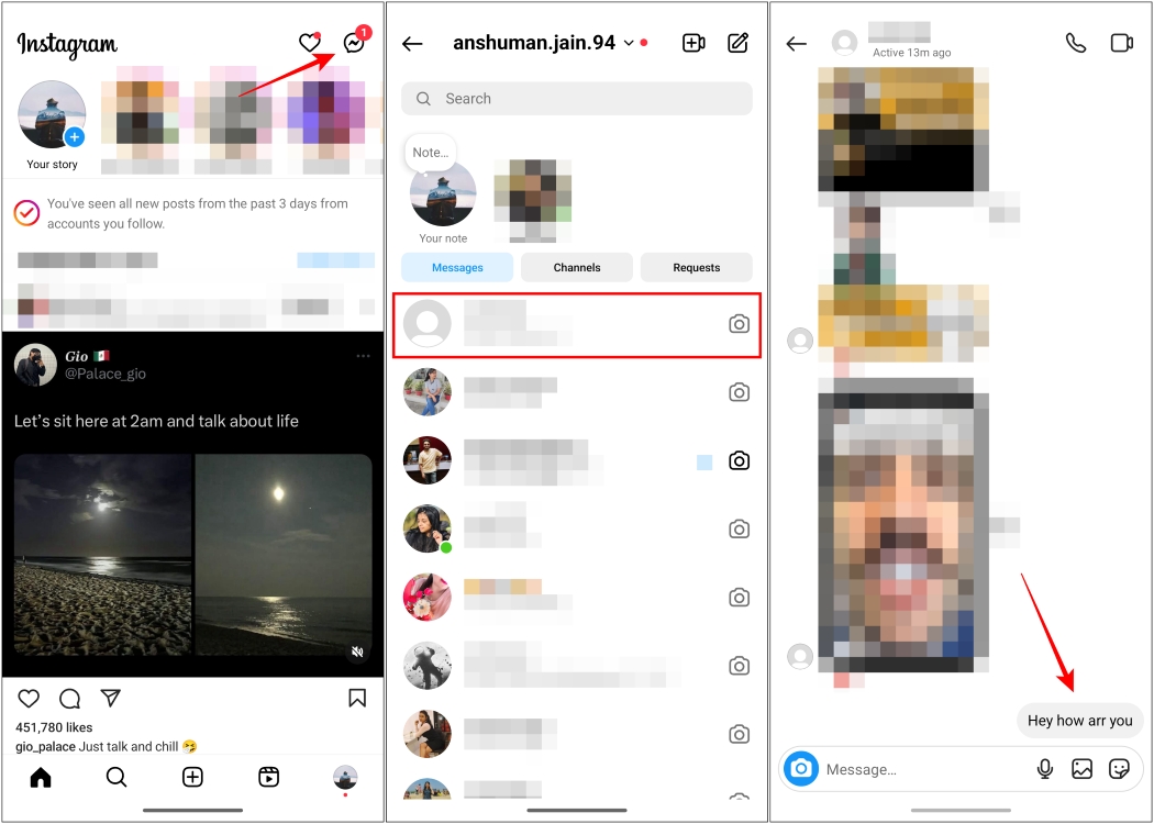 Pages De Messages Instagram - Ultra HD Minimal Design - 4K