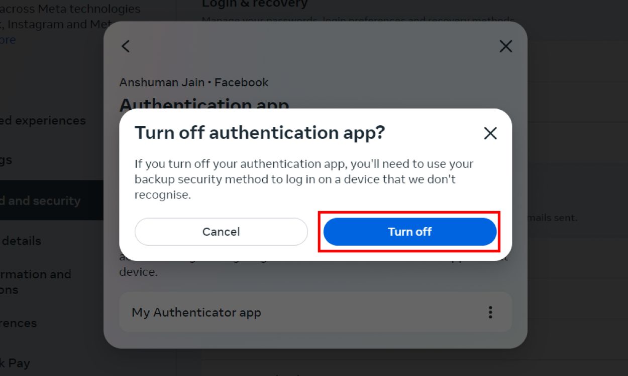 %f0%9f%94%93 How To Turn Off 2 Factor Authentication In Facebook App 2025 Guide - Download Incredible Geometric Picture | Full HD