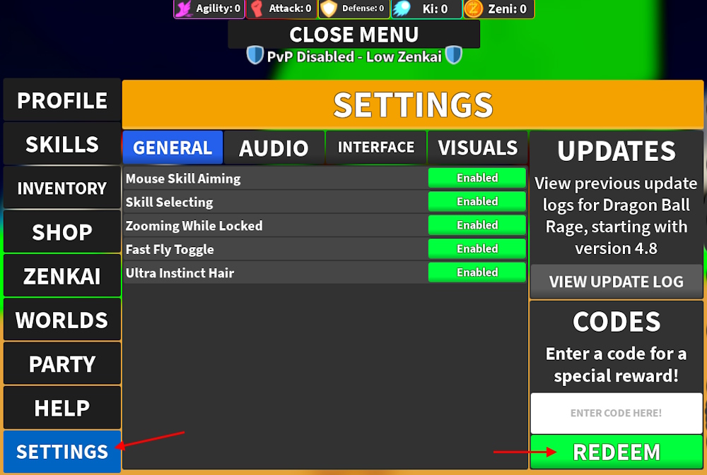 Dragon Ball Rage Codes Droid Gamers - Best Sunset Textures in Mobile