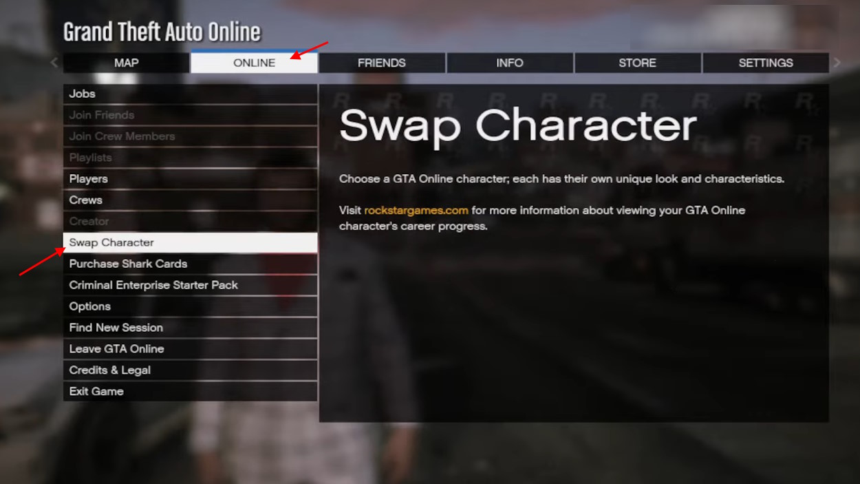 How To Switch Characters In GTA 5 PC Xbox And PS5 Beebom Switch Characters In GTA 5 Online 