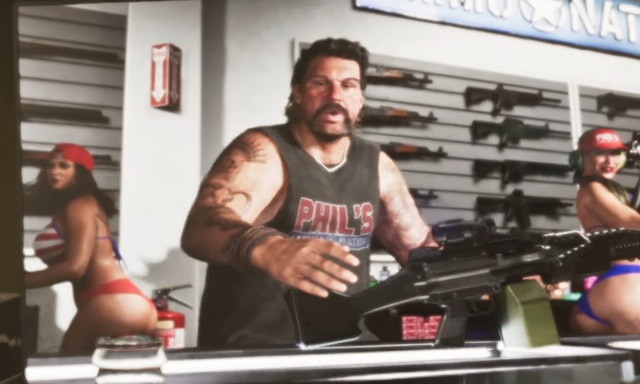 15 GTA 6 Easter Eggs From Trailer 2 And Screenshots That Blew Our Minds GTA 6 Trailer 2 Easter Egg Phil 