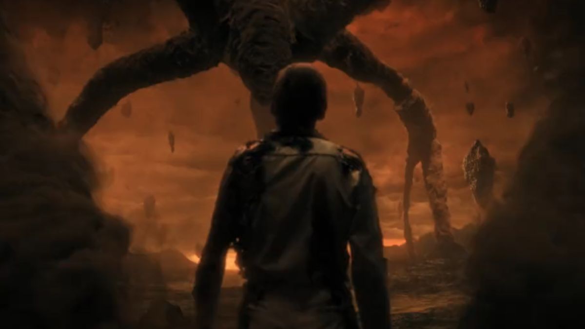 Max Meets Vecna In The Upside Down Stranger Things - Artistic 4K Abstract Designs | Free Download