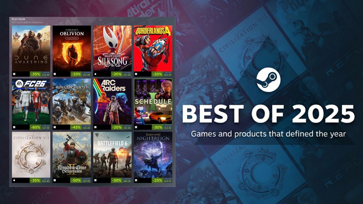 Steam Best Games Of 2025 List Shocks Players As Unexpected Titles 