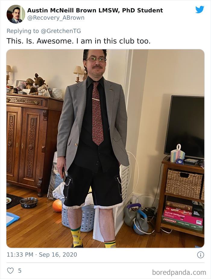 wallpapers Funny Zoom Meeting Outfit Meme bored panda