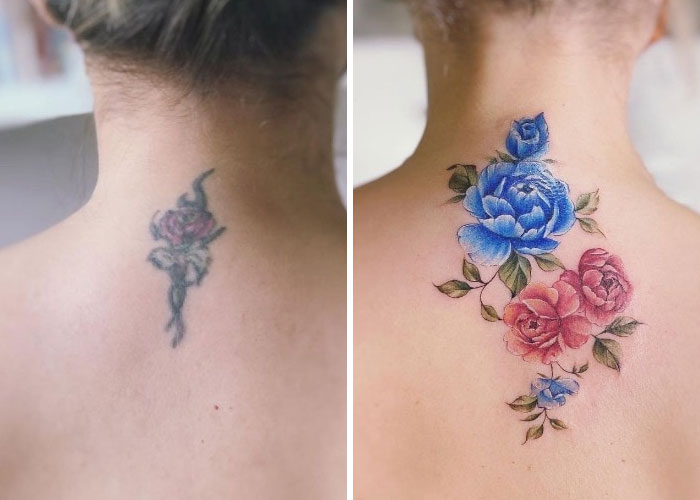 30 Times Tattoo Artists Covered Up Tattoo Regrets With Something Cool, As Shared In This Online Group | Bored Panda 500_x_700_jpg