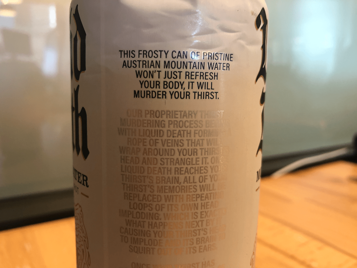 While we receive compensation when you clic. I tried Liquid Death, the water for punk rockers that just
