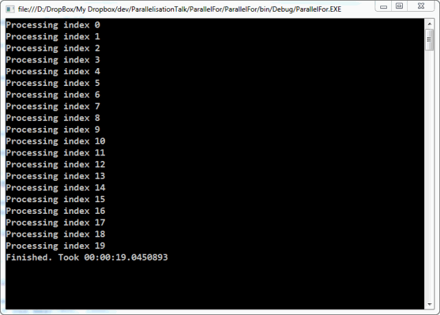 Sequential for example