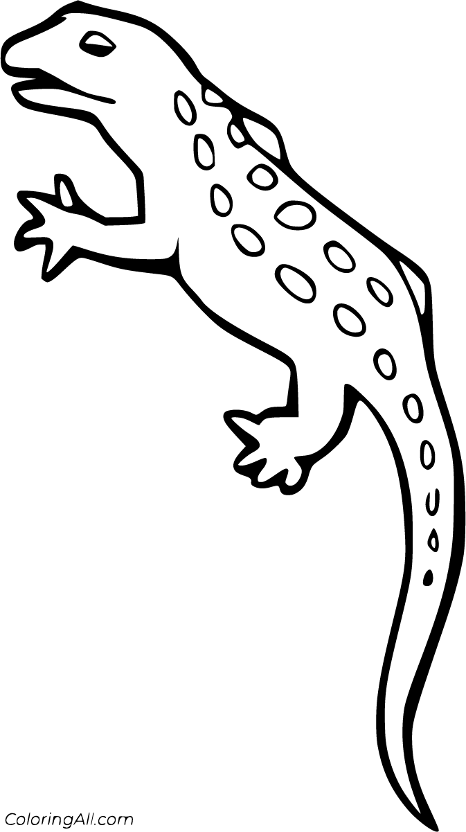 Lizard coloring pages (28 free printables)