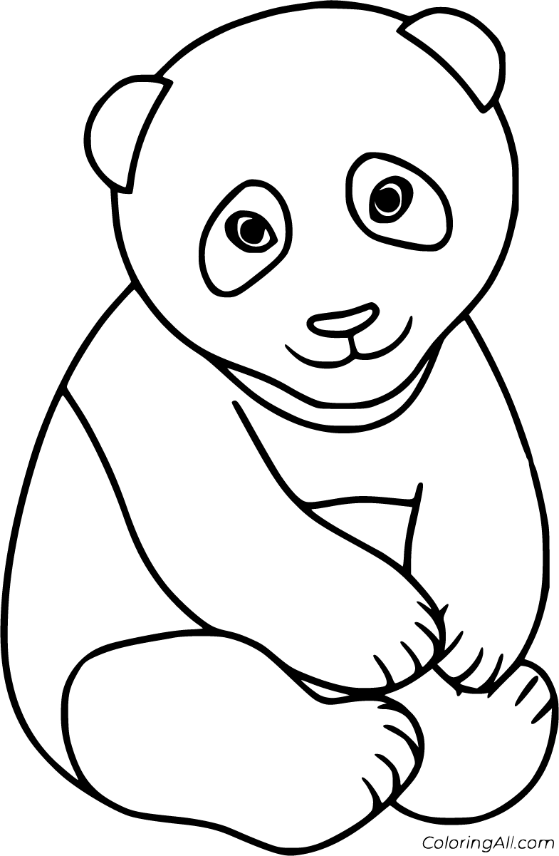 Panda coloring pages (62 free printables)