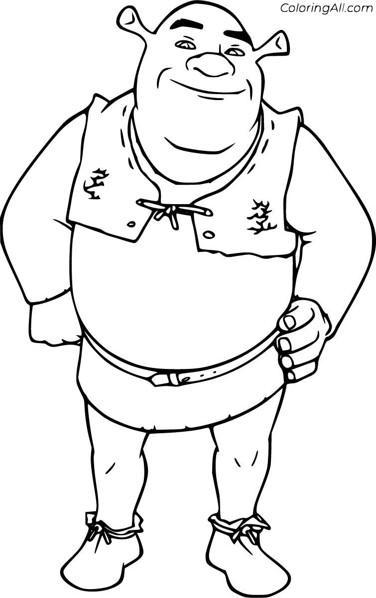 Shrek coloring pages (73 free printables)
