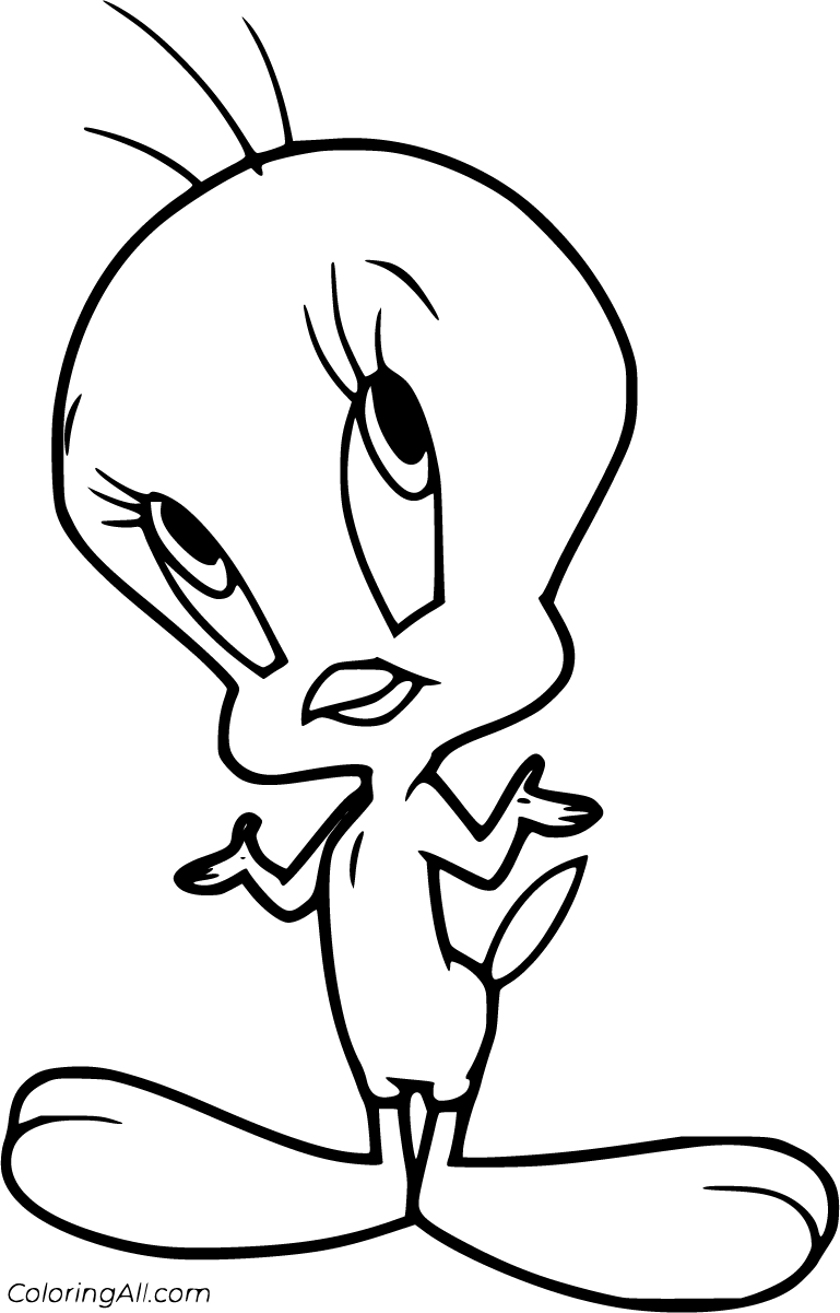 Tweety bird coloring pages (70 free printables)