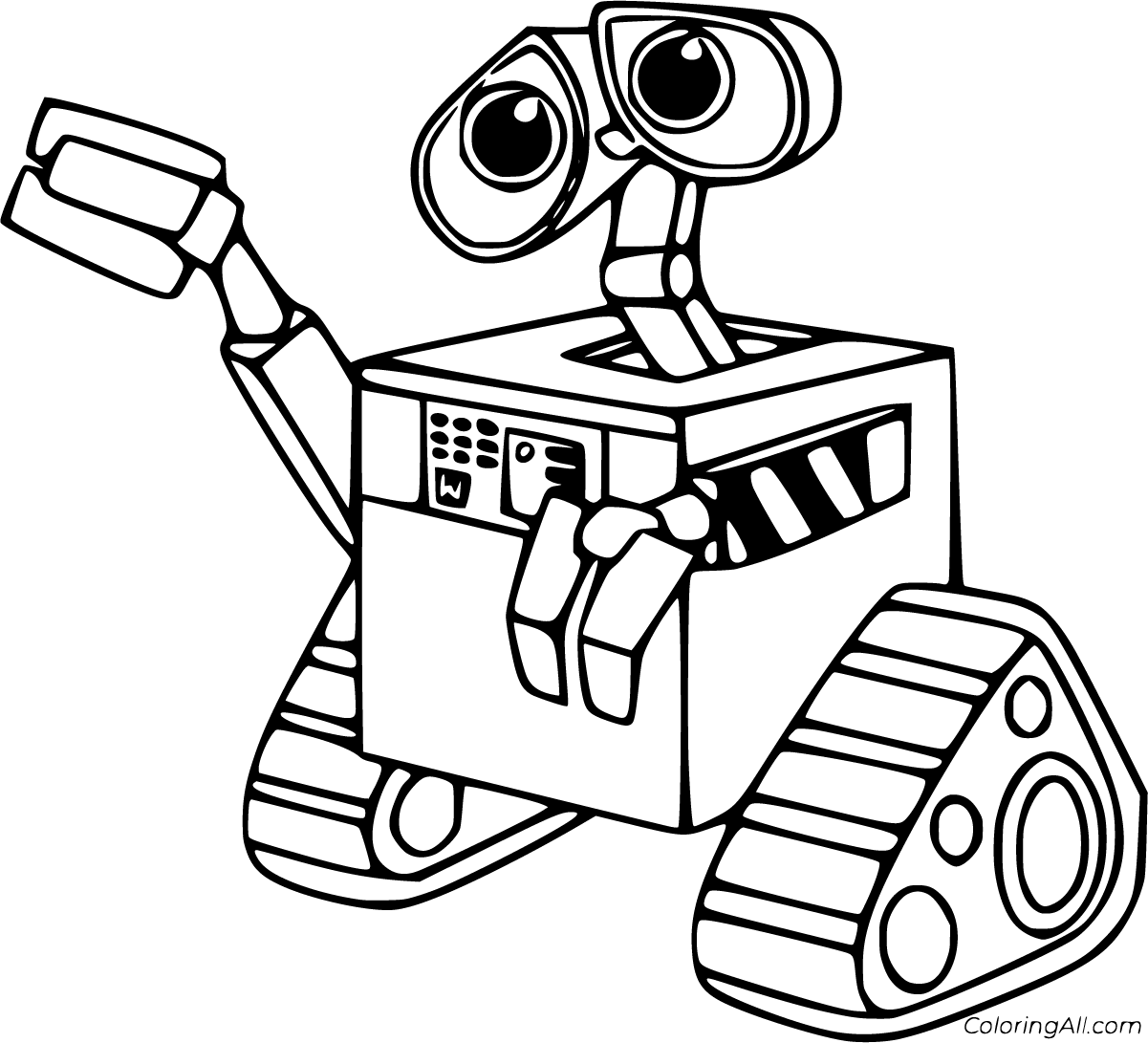 Wall-e coloring pages (36 free printables)