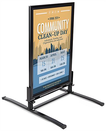 They make it easy to communicate with clients and coworkers. Swinger Pavement Sign Magnetic Lined Anti Glare Lenses