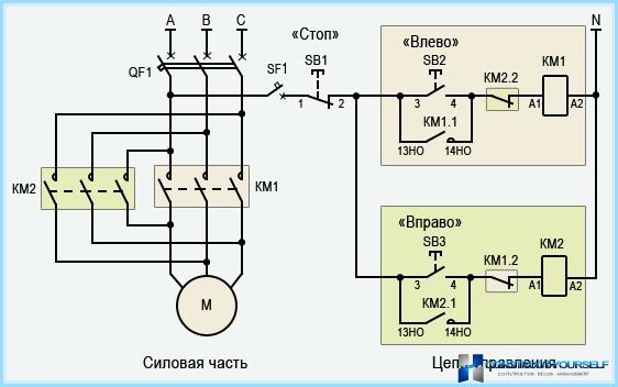 Come Collegare Un Avviatore Magnetico Reversibile Diagramma Descrizione