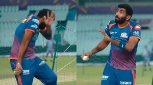 Jasprit Bumrah nearly suffers freak injury during Mumbai Indians' net session (Watch video)