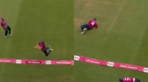 Watch: David Willey, Saif Zaib pull off one of cricket's best relay catches in Vitality Blast