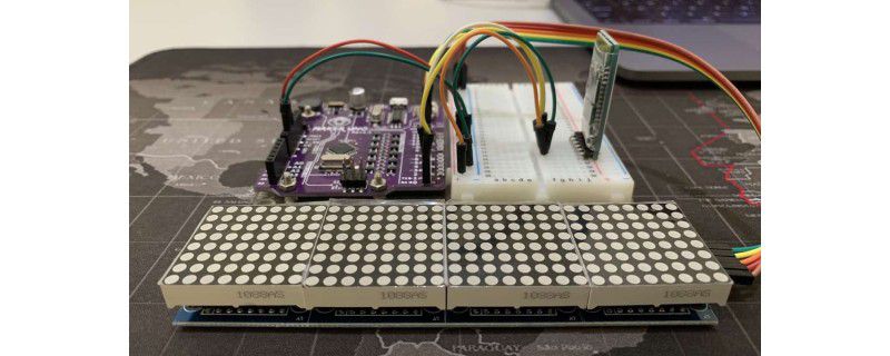 Displaying Text On Max7219 Dot Matrix Using Arduino And Bluetooth Bm Youtube - Download Gorgeous Geometric Picture | 4K