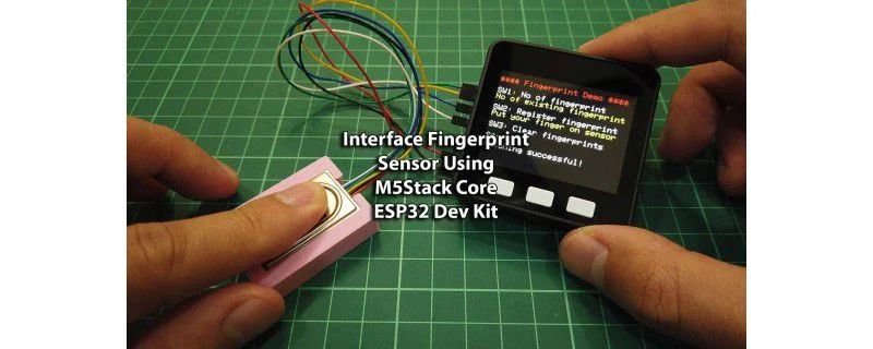 Interface Fingerprint Sensor Using M5stack Core Esp32 Development Kit Youtube - Colorful Design Collection - Desktop Quality