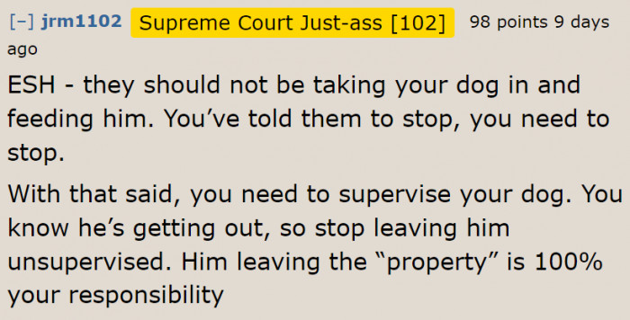 Animal behaviorist gets mad at her senior neighbors for locking up her