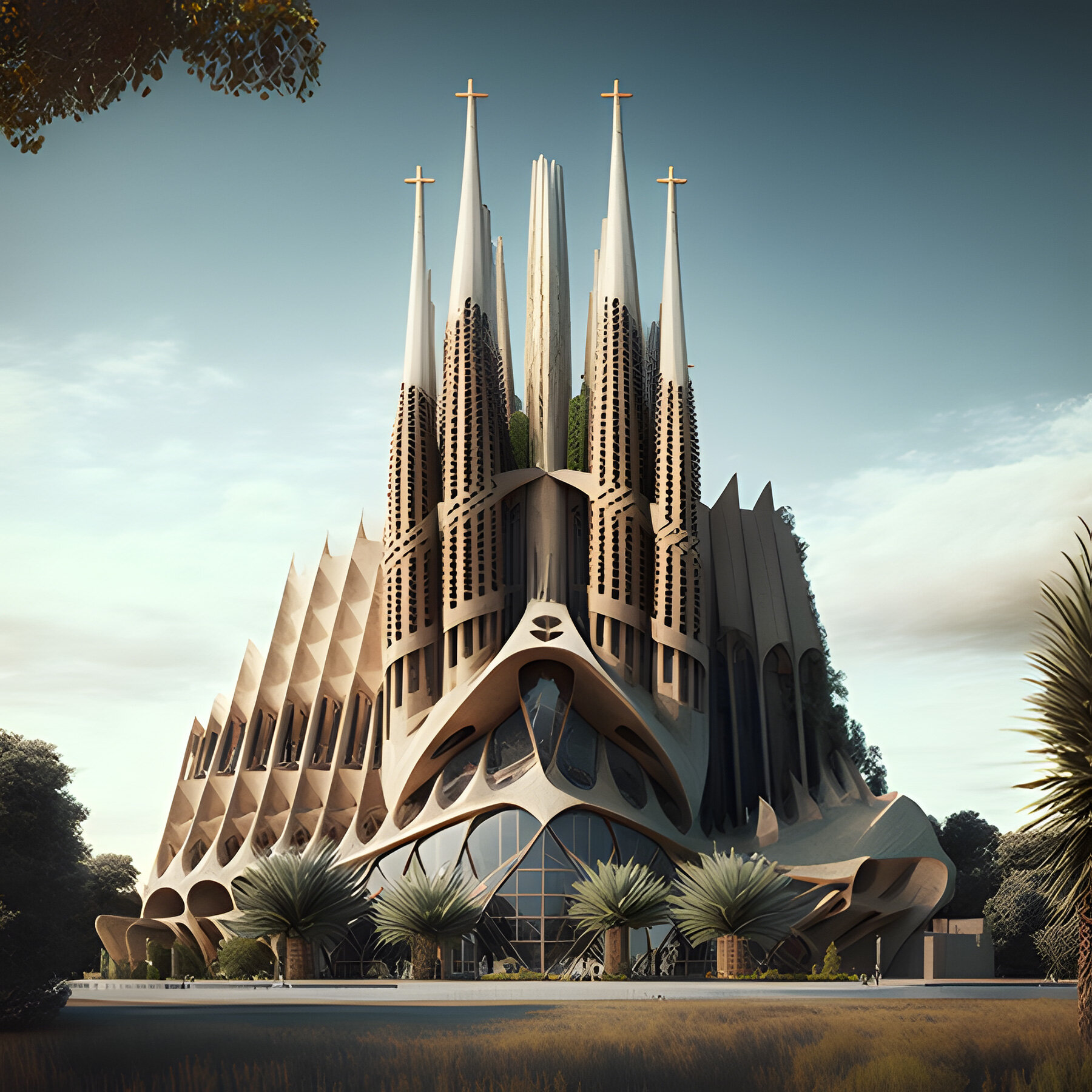 New histories: iconic architecture reimagined in different styles