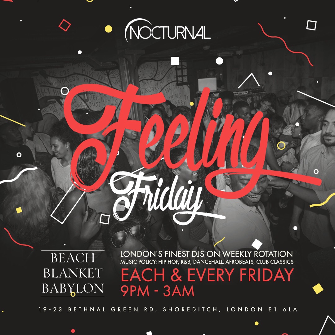 Nocturnal Feeling Friday Shoreditch London Clubbing Reviews Designmynight