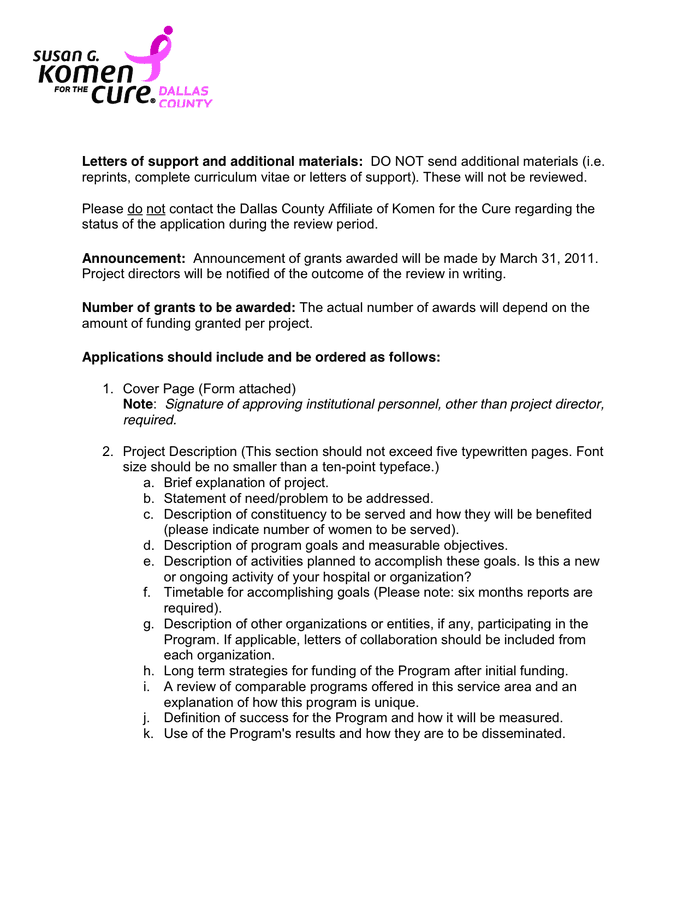 Sample Request For Proposal In Word And Pdf Formats Page 4 Of 10
