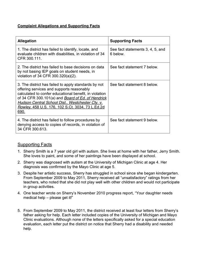 Sample Complaint Letter In Word And Pdf Formats Page 2 Of 4