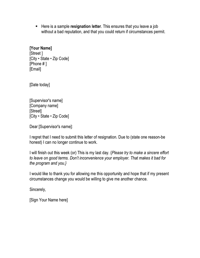 Sample Letters Templates In Word And Pdf Formats Page 3 Of 3