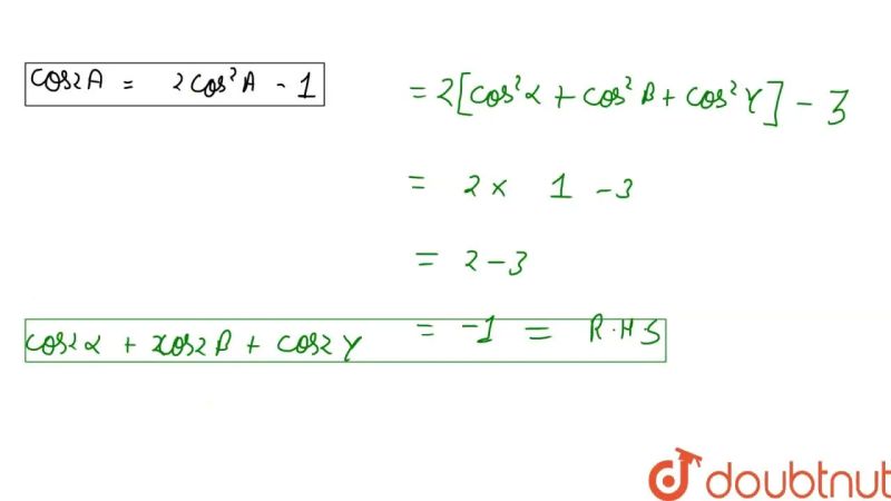 1 2 Cos Alpha Beta Cos Alpha Beta Math - Download Professional Landscape Illustration | Mobile