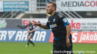 913 Marvin Bakalorz Photos And Premium High Res Pictures Getty Images Marvin Bakalorz SC Paderborn 07 wins a free kick in the defensive half.